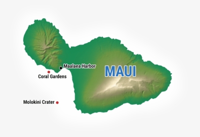 Maui Molokini Map, HD Png Download, Transparent PNG