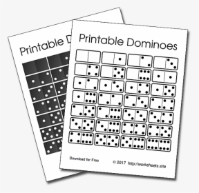Free Printable Dominoes Pdf Black And White, HD Png Download, Transparent PNG