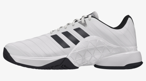 Adidas Barricade 2018 Mens White Tennis Shoes, HD Png Download, Transparent PNG