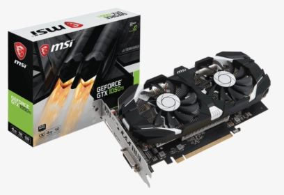 Msi Geforce Gtx 1050 Ti 4gt Oc, HD Png Download, Transparent PNG