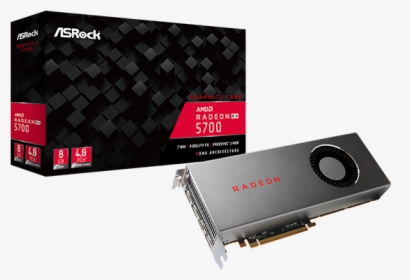 Asrock Rx5700 8gb Gaming Pci-e, HD Png Download, Transparent PNG