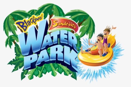 Blue Text With Water Park And People In Dinghies, HD Png Download, Transparent PNG