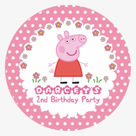 Peppa Pig Birthday Png, Transparent Png, Transparent PNG