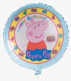 Peppa Pig Happy Birthday - Peppa Pig Birthday Balloon, HD Png Download, Transparent PNG