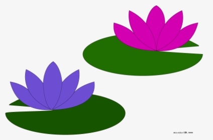Go Back Gallery For Lily Pad Flower Clipart - Lily Pad Flower Clipart, HD Png Download, Transparent PNG