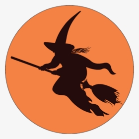 Flying Witch Button - Flying Witch Graphic, HD Png Download, Transparent PNG