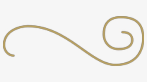 Transparent Swish Clipart - Gold Squiggly Line Png, Png Download, Transparent PNG