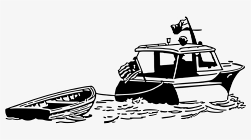 Boat Pulling Another Boat, HD Png Download, Transparent PNG
