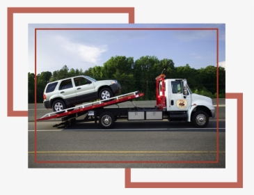 Tow Truck With Flatbed, HD Png Download, Transparent PNG