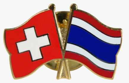 Thailand Friendship Flag Pin, Badge - Schweizer Sri Lanka Flagge, HD Png Download, Transparent PNG