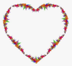 Flower Heart Png Image - Transparent Flower Heart Clipart, Png Download, Transparent PNG