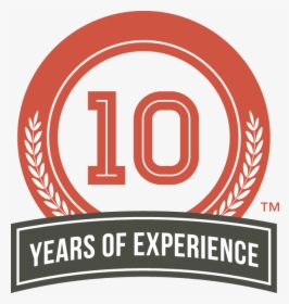 10 Years Experience Png, Transparent Png, Transparent PNG