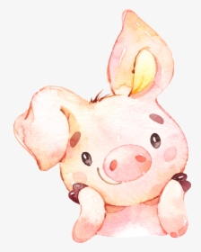 Teacup Pigs, Pig Drawing, Pig Illustration, Pig Art,, HD Png Download, Transparent PNG