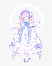 Fallen Angel ♥ Adopt Her Here - Gothic Lolita Anime, HD Png Download, Transparent PNG