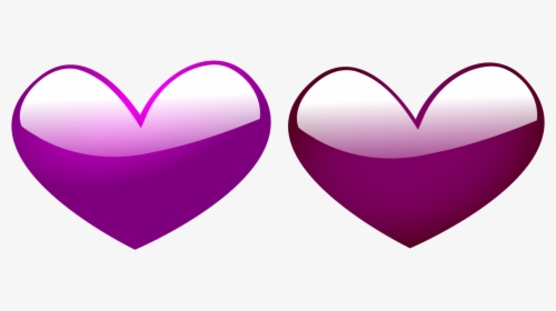 Transparent Purple Hearts Clipart - Purple Hearts Design, HD Png Download, Transparent PNG