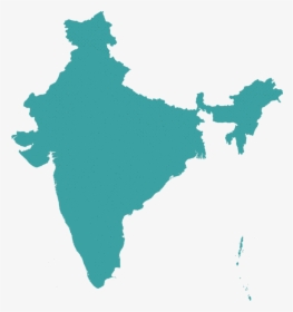 India Map Transparent Background - Map Of India Outline Png, Png Download, Transparent PNG