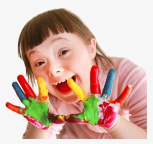 Transparent Excited Girl Clipart - Transparent Down Syndrome Png, Png Download, Transparent PNG