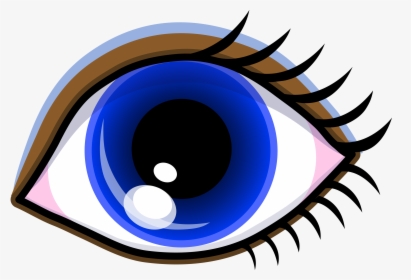 Clipart Of Eye, Eyes And Pretty - Cartoon Big Brown Eyes, HD Png Download, Transparent PNG