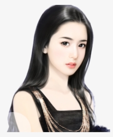 Clip Art Pinterest Art How - Asian Art Drawing Girl, HD Png Download, Transparent PNG