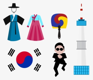 Korea Flag Png Transparent Image - Transparent Korea Png, Png Download, Transparent PNG