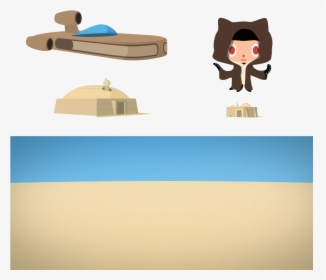 Github 404 Images - Cartoon, HD Png Download, Transparent PNG