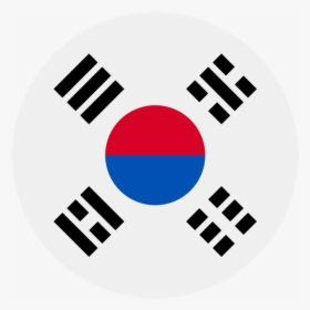 South Korea Flag Circle Png, Transparent Png, Transparent PNG