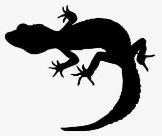 Clip Art Gecko Portable Network Graphics Silhouette - Gecko Silhouette Png, Transparent Png, Transparent PNG