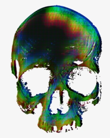 #skull #skullface #glitch #face - Glitch Face Png, Transparent Png, Transparent PNG