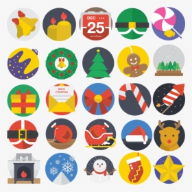 Christmas Icon Set, HD Png Download, Transparent PNG