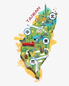 Study In Taiwan - Taiwan Map Png Free, Transparent Png, Transparent PNG