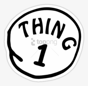 Thing 1 Logo Png - Thing 1 Thing 2 Logo Png, Transparent Png, Transparent PNG