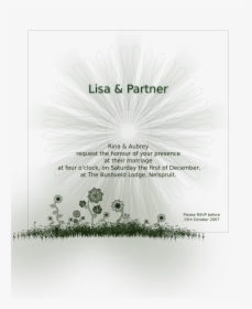 Wedding Invite Clip Arts - Plant, HD Png Download, Transparent PNG
