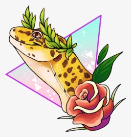 Magical Leopard Gecko By Sloth-bug - Easy Leopard Gecko Drawings, HD Png Download, Transparent PNG
