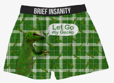 Gecko Boxer Shorts Let Go My Gecko - Boxer Shorts, HD Png Download, Transparent PNG