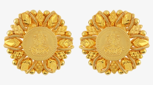 Ear Rings Png - Old Gold Earrings Png, Transparent Png, Transparent PNG