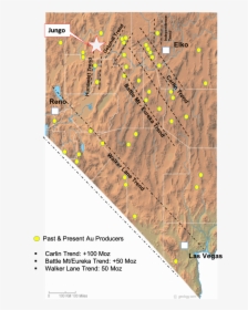 Nevada Map, HD Png Download, Transparent PNG