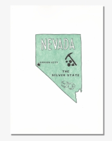 Nevada State Print - Sign, HD Png Download, Transparent PNG