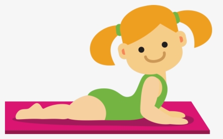 Lotus Child Is Working Towards Bringing Yoga And Meditation - Child Yoga Mat Clipart, HD Png Download, Transparent PNG