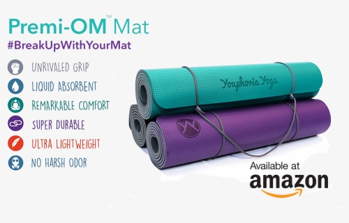Premi-om The Yoga Mat Designed For Yogis, By Yogis - Yoga Mat Features, HD Png Download, Transparent PNG