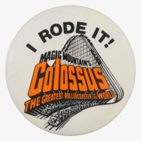 Magic Mountain S Colossus Event Button Museum - 1970's Colossus Magic Mountain, HD Png Download, Transparent PNG
