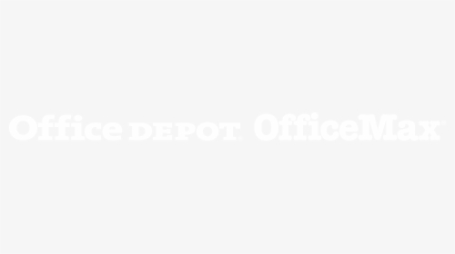 Office Depot Officemax Logo Transparent White, HD Png Download, Transparent PNG