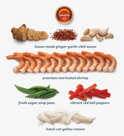 Pacific Chili Shrimp Ingredients - Wok Fried Shrimp Panda Express, HD Png Download, Transparent PNG