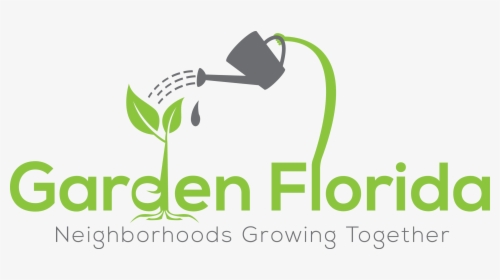Clip Art Growing Community Gardens Florida - Garden Text Png, Transparent Png, Transparent PNG