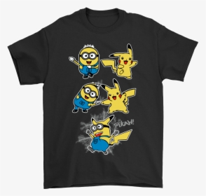 Despicable Me Minions And Pikachu Pokemon Fusion Shirts - Childrens T Shirt, HD Png Download, Transparent PNG