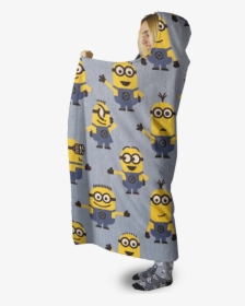 Gearhuman 3d Minion Despicable Me Custom Hooded Blanket - Despicable Me, HD Png Download, Transparent PNG