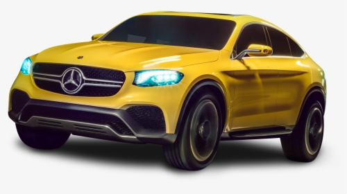 Mercedes-benz - Mercedes Glc Coupe Yellow, HD Png Download, Transparent PNG