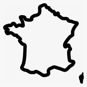 France Vector Clipart Free Library - France Map Icon Png, Transparent Png, Transparent PNG