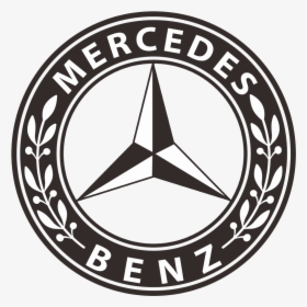 Mercedes-benz Logo Png Clipart - Mercedes Benz Logo Round, Transparent Png, Transparent PNG