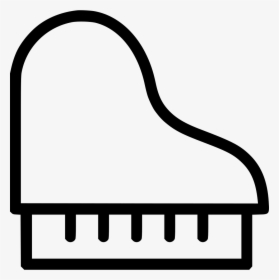 Piano Icon Png - White Piano Logo Icon Png, Transparent Png, Transparent PNG