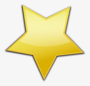 Gold Stars Png Download - Clip Art Gold Star, Transparent Png, Transparent PNG